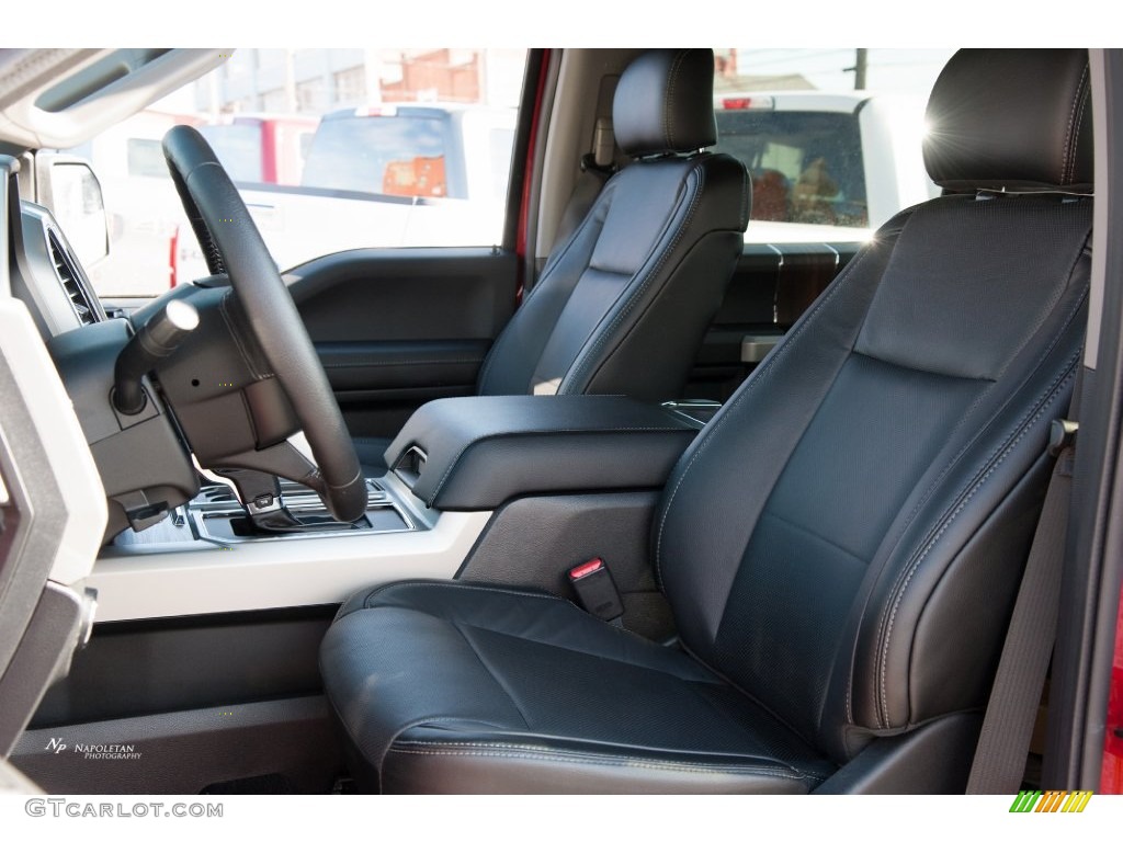 2016 F150 Lariat SuperCrew 4x4 - Ruby Red / Black photo #8