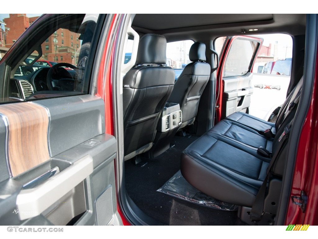2016 F150 Lariat SuperCrew 4x4 - Ruby Red / Black photo #15