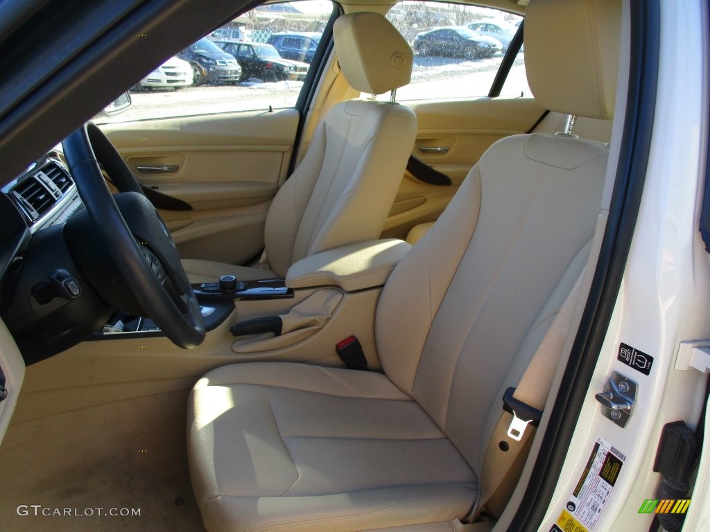 2013 3 Series 320i xDrive Sedan - Alpine White / Venetian Beige photo #12