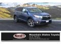 Shoreline Blue Pearl 2016 Toyota Highlander XLE AWD