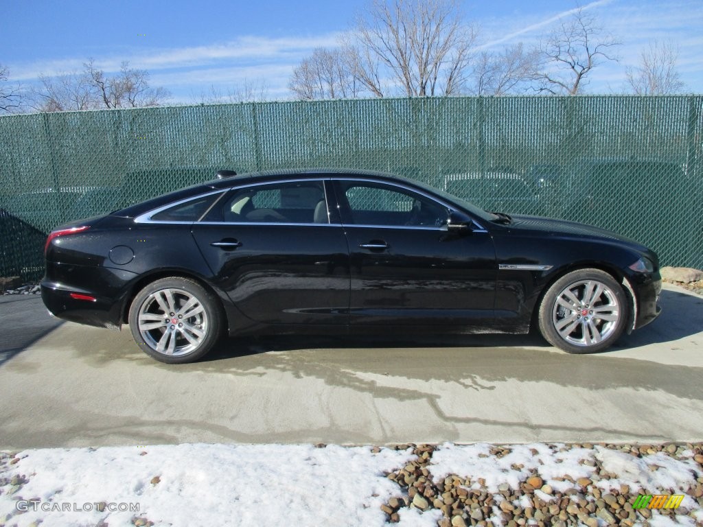 Ultimate Black Metallic 2016 Jaguar XJ L 3.0 AWD Exterior Photo #110401558