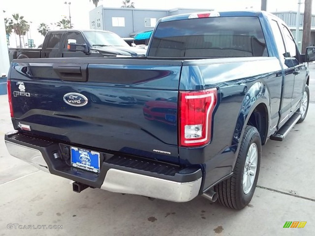 2016 F150 XLT SuperCab - Blue Jeans / Medium Earth Gray photo #11