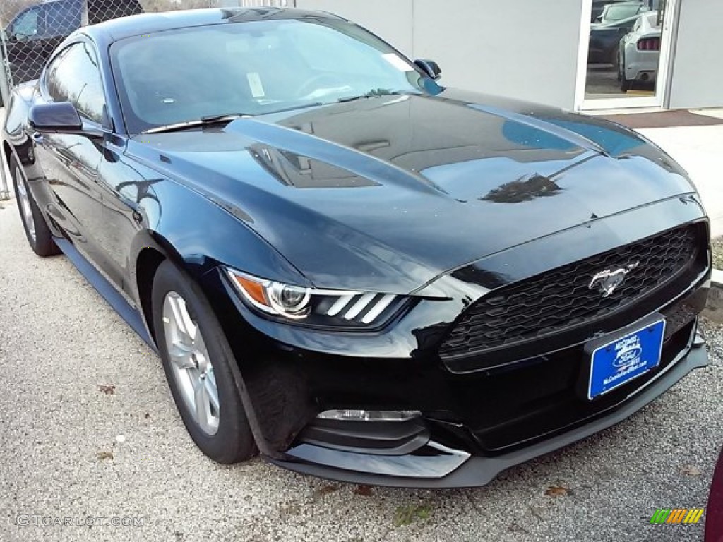 Shadow Black Ford Mustang