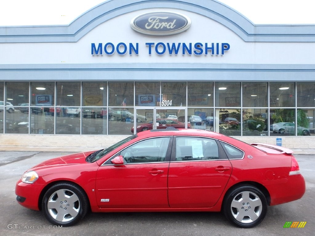 2008 Impala SS - Precision Red / Gray photo #7