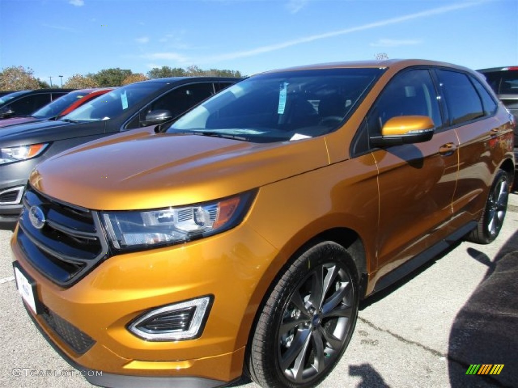 Electric Spice 2016 Ford Edge Sport AWD Exterior Photo #110407435