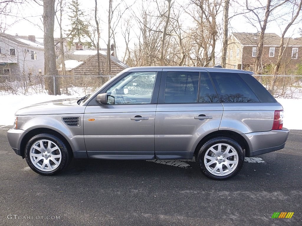 2007 Range Rover Sport HSE - Stornoway Grey Metallic / Ivory photo #2