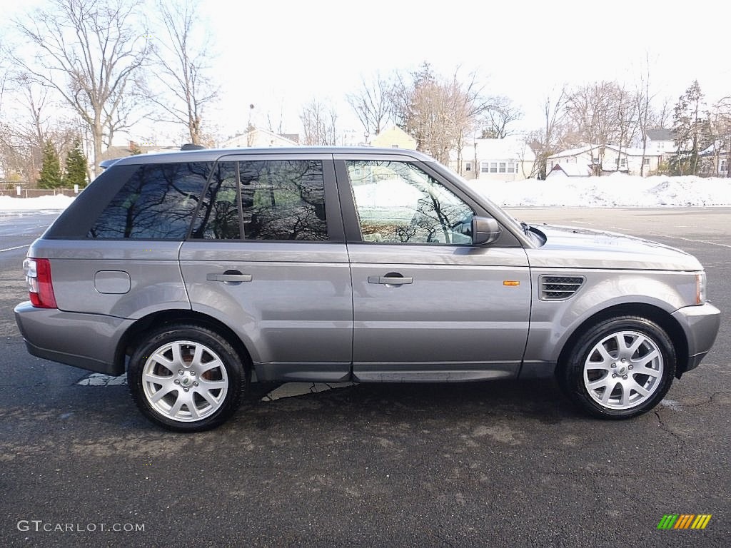 2007 Range Rover Sport HSE - Stornoway Grey Metallic / Ivory photo #6