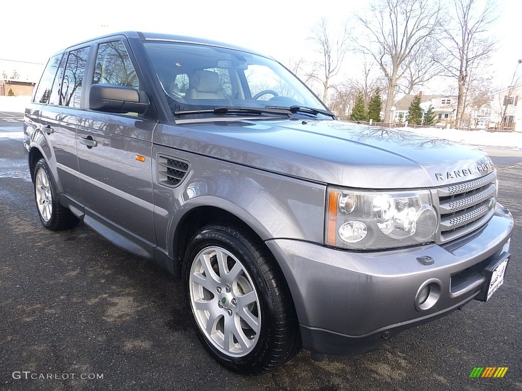 2007 Range Rover Sport HSE - Stornoway Grey Metallic / Ivory photo #7