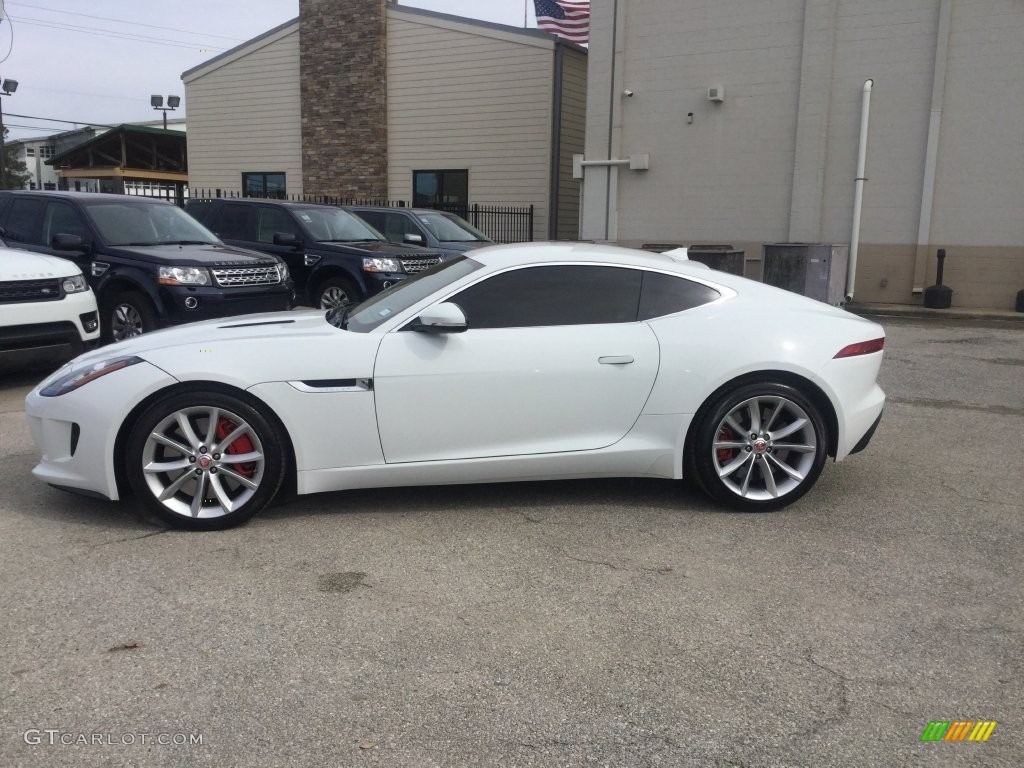 Polaris White 2015 Jaguar F-TYPE S Coupe Exterior Photo #110409258