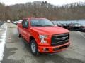 2016 Race Red Ford F150 XL SuperCab 4x4  photo #3