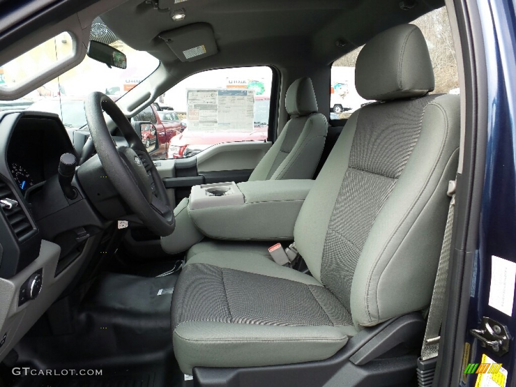 2016 F150 XL Regular Cab 4x4 - Blue Jeans / Medium Earth Gray photo #6