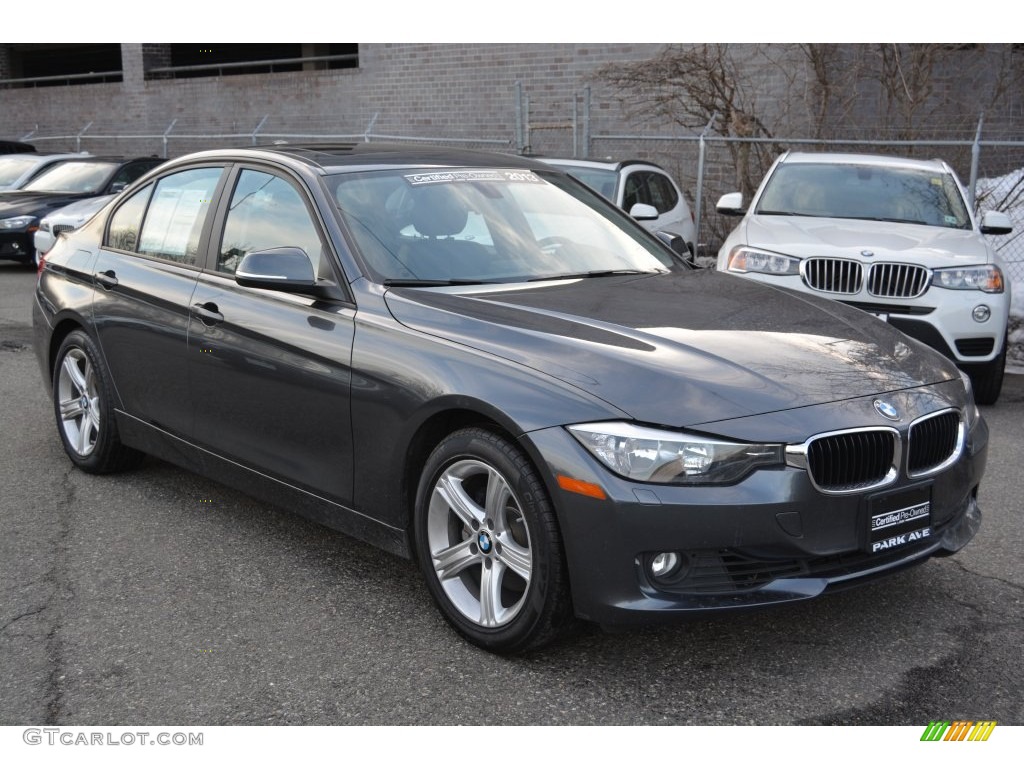 2013 3 Series 328i xDrive Sedan - Mineral Grey Metallic / Black photo #1
