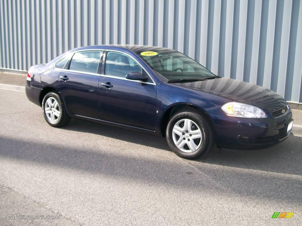2008 Impala LS - Imperial Blue Metallic / Ebony Black photo #1