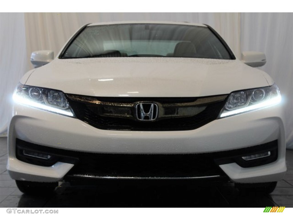 2016 Accord EX-L V6 Coupe - White Orchid Pearl / Ivory photo #4