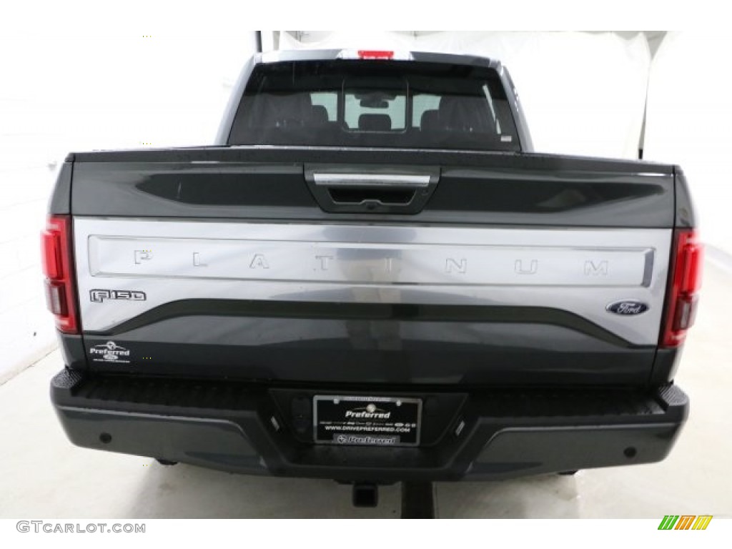 2016 F150 Platinum SuperCrew 4x4 - Magnetic / Platinum Black photo #5