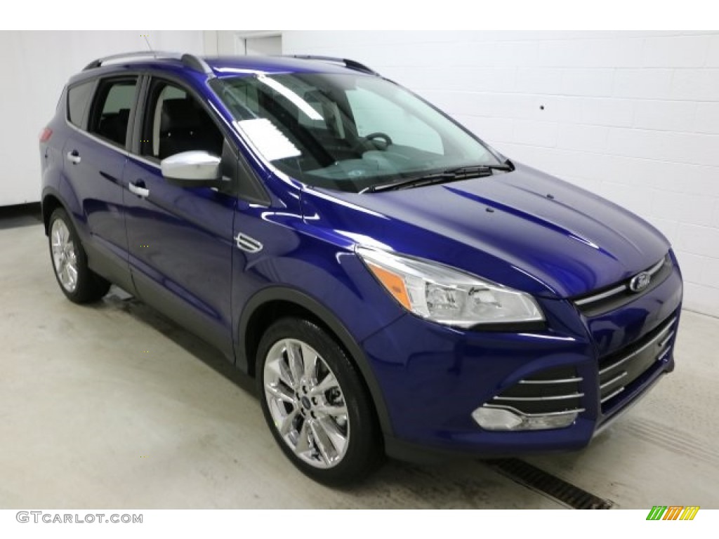2016 Escape SE 4WD - Deep Impact Blue Metallic / Charcoal Black photo #3