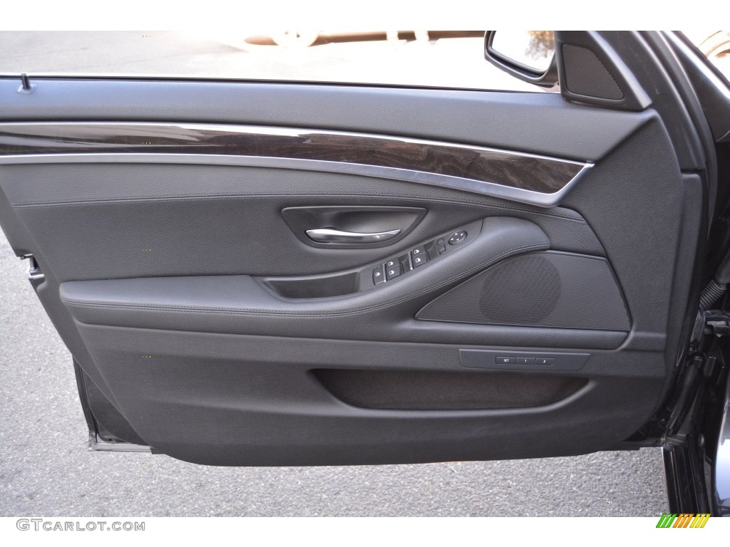 2016 5 Series 535i xDrive Sedan - Dark Graphite Metallic / Black photo #8