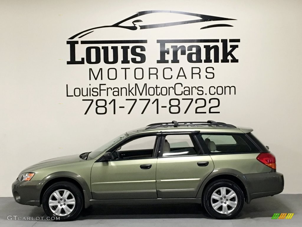 2005 Outback 2.5i Wagon - Willow Green Opal / Taupe photo #1