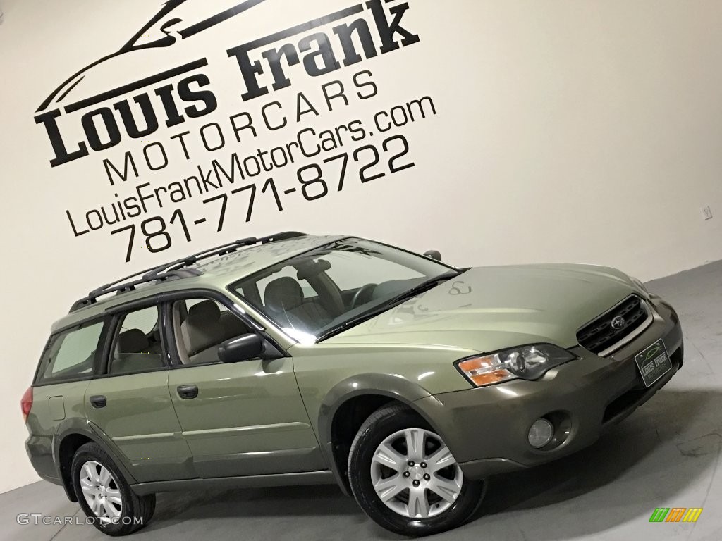 2005 Outback 2.5i Wagon - Willow Green Opal / Taupe photo #2