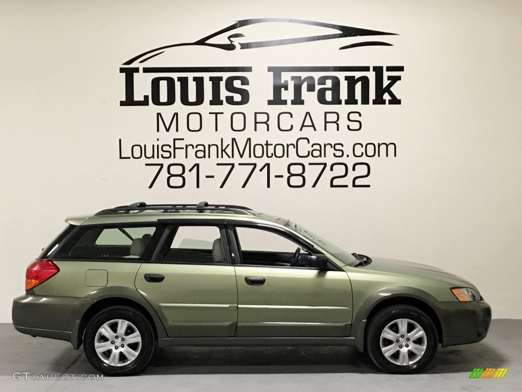 2005 Outback 2.5i Wagon - Willow Green Opal / Taupe photo #6