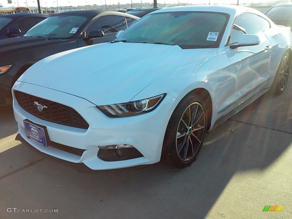 2016 Mustang EcoBoost Coupe - Oxford White / Ebony photo #6