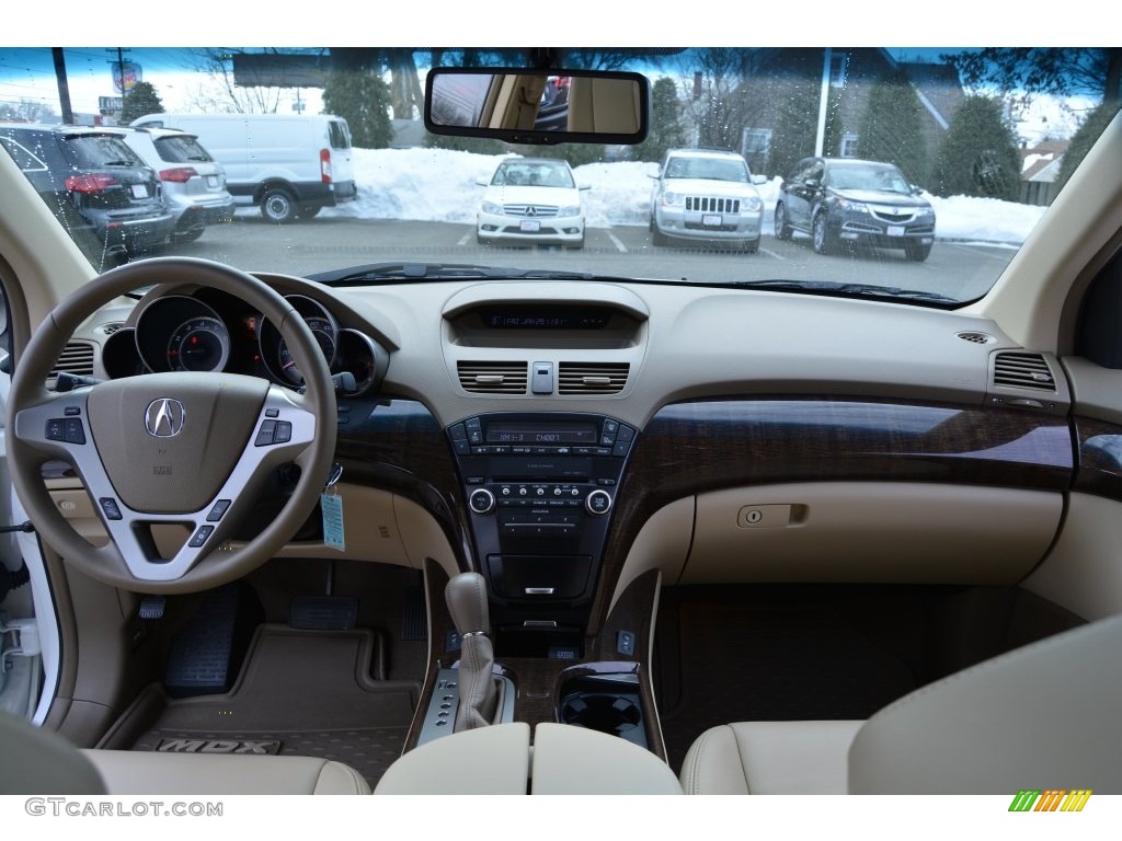 2013 MDX SH-AWD - Aspen White Pearl / Parchment photo #15