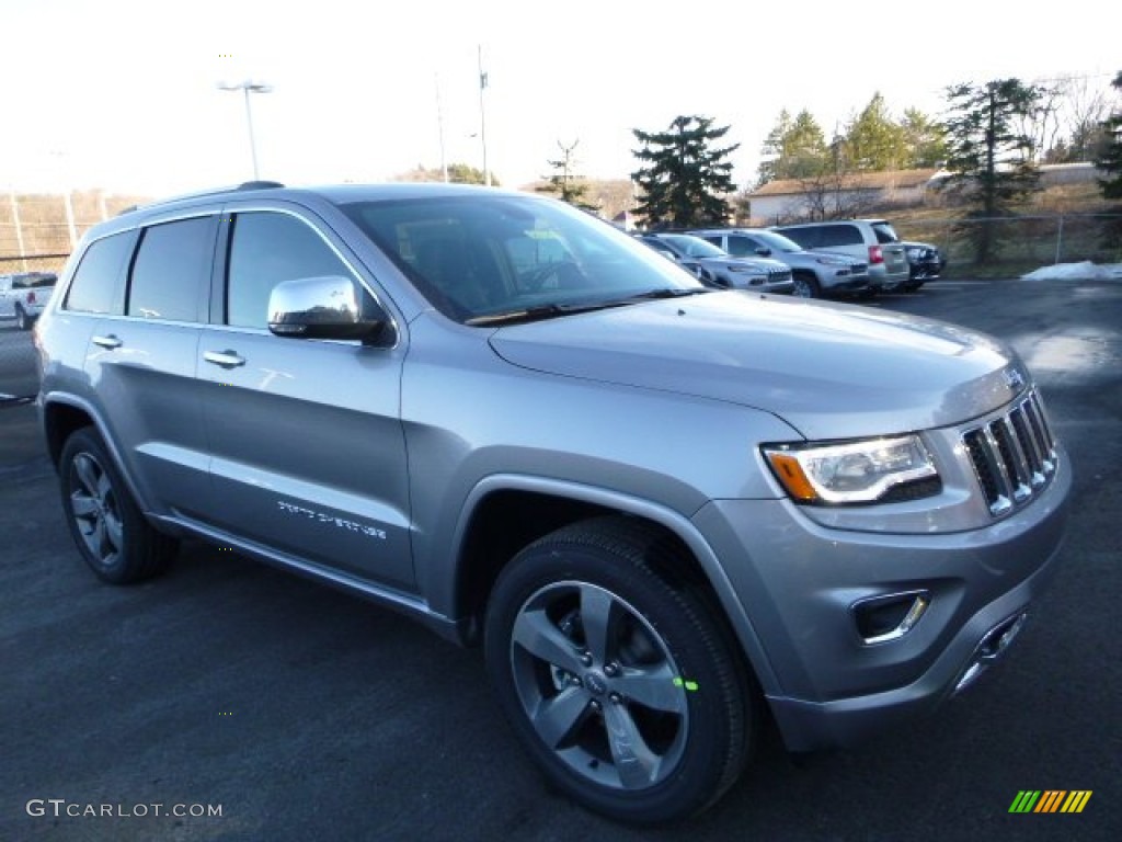 Billet Silver Metallic 2016 Jeep Grand Cherokee Overland 4x4 Exterior Photo #110422006