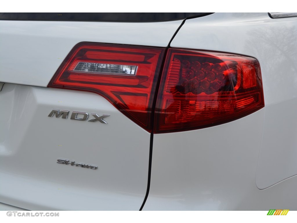 2013 MDX SH-AWD - Aspen White Pearl / Parchment photo #24
