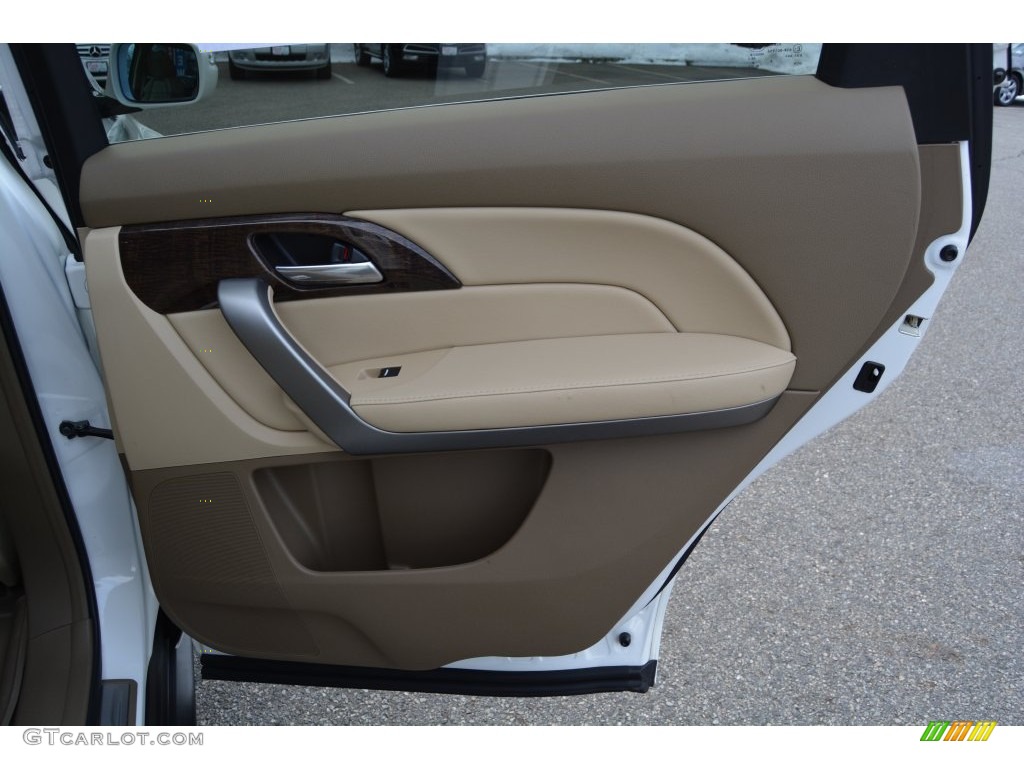 2013 MDX SH-AWD - Aspen White Pearl / Parchment photo #25