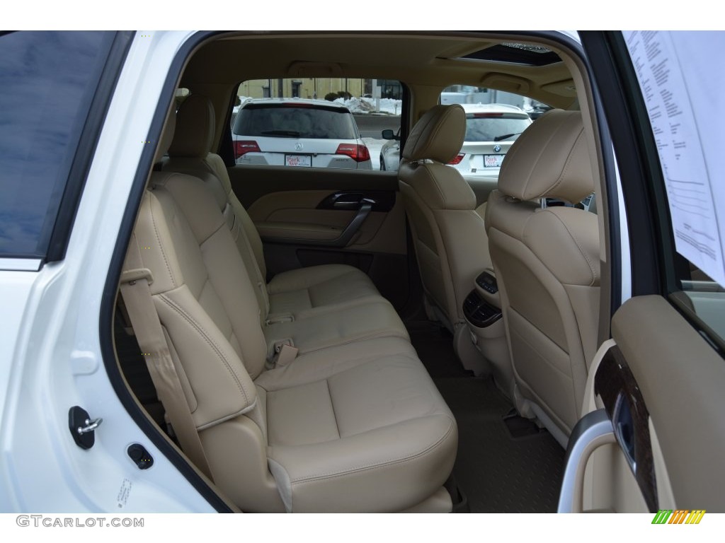 2013 MDX SH-AWD - Aspen White Pearl / Parchment photo #26