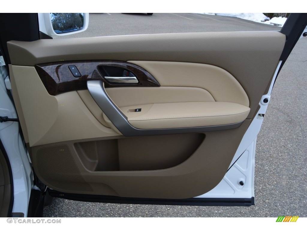 2013 MDX SH-AWD - Aspen White Pearl / Parchment photo #27