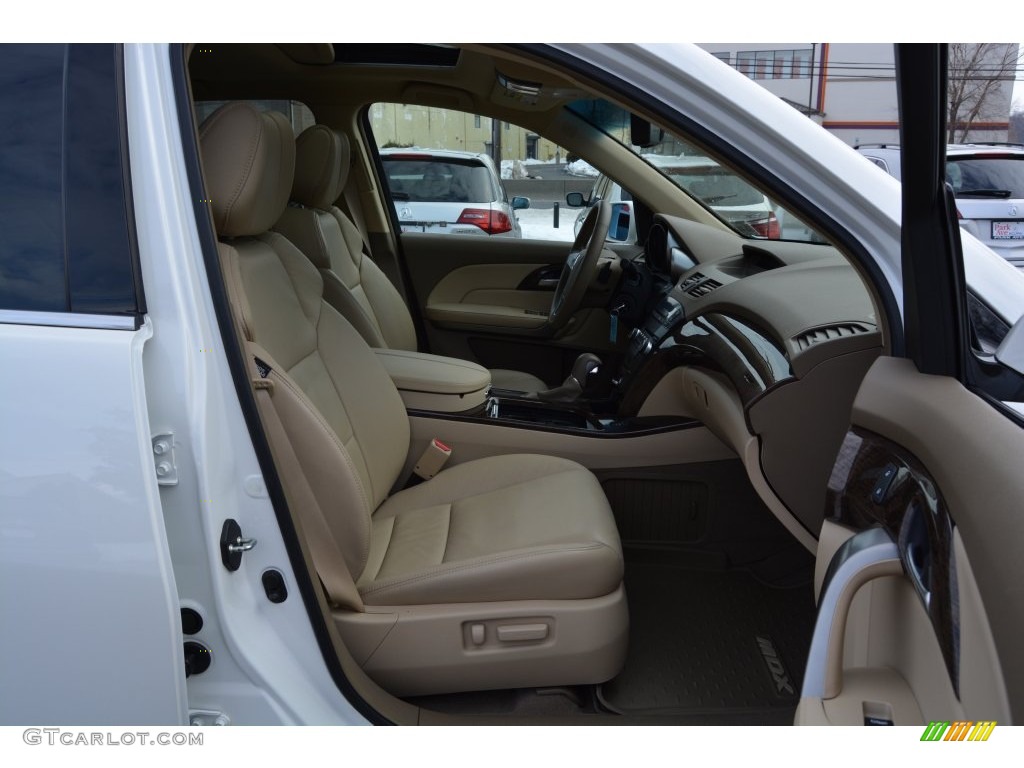 2013 MDX SH-AWD - Aspen White Pearl / Parchment photo #29