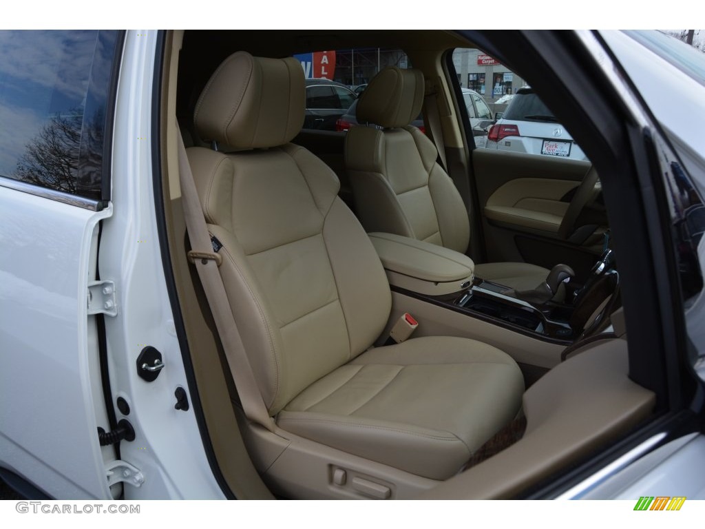 2013 MDX SH-AWD - Aspen White Pearl / Parchment photo #30