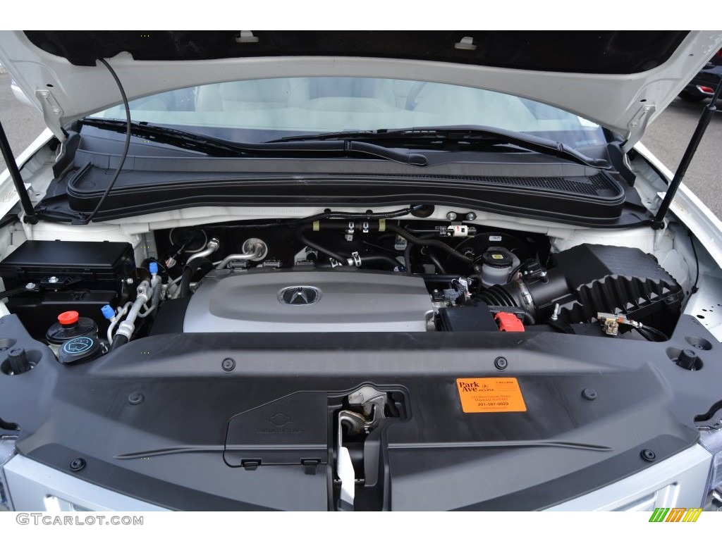 2013 MDX SH-AWD - Aspen White Pearl / Parchment photo #31