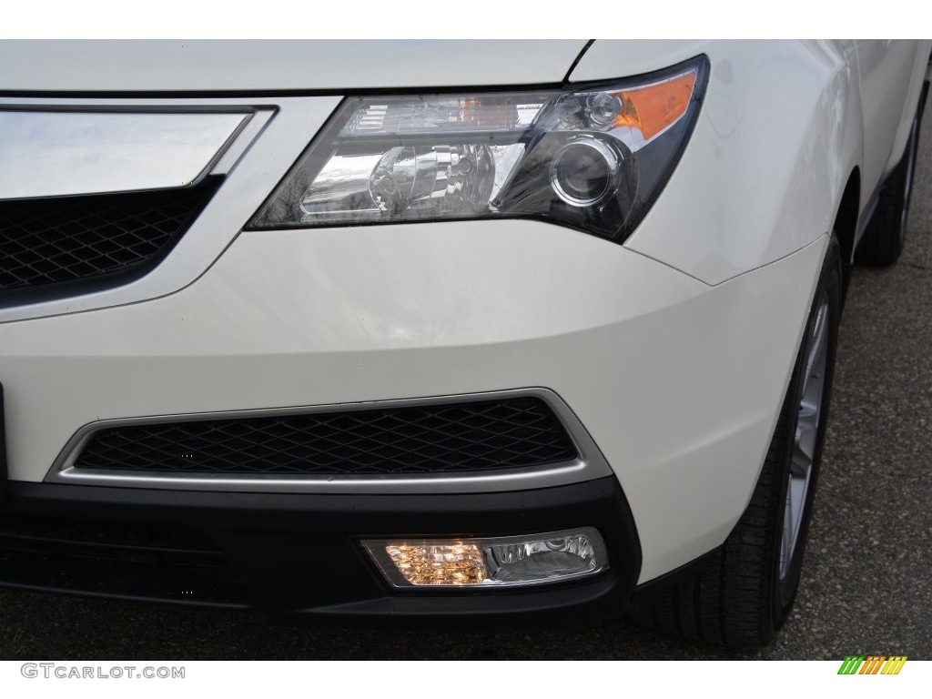 2013 MDX SH-AWD - Aspen White Pearl / Parchment photo #32