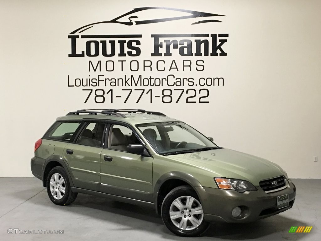 2005 Outback 2.5i Wagon - Willow Green Opal / Taupe photo #99