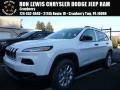 2016 Bright White Jeep Cherokee Sport 4x4  photo #1