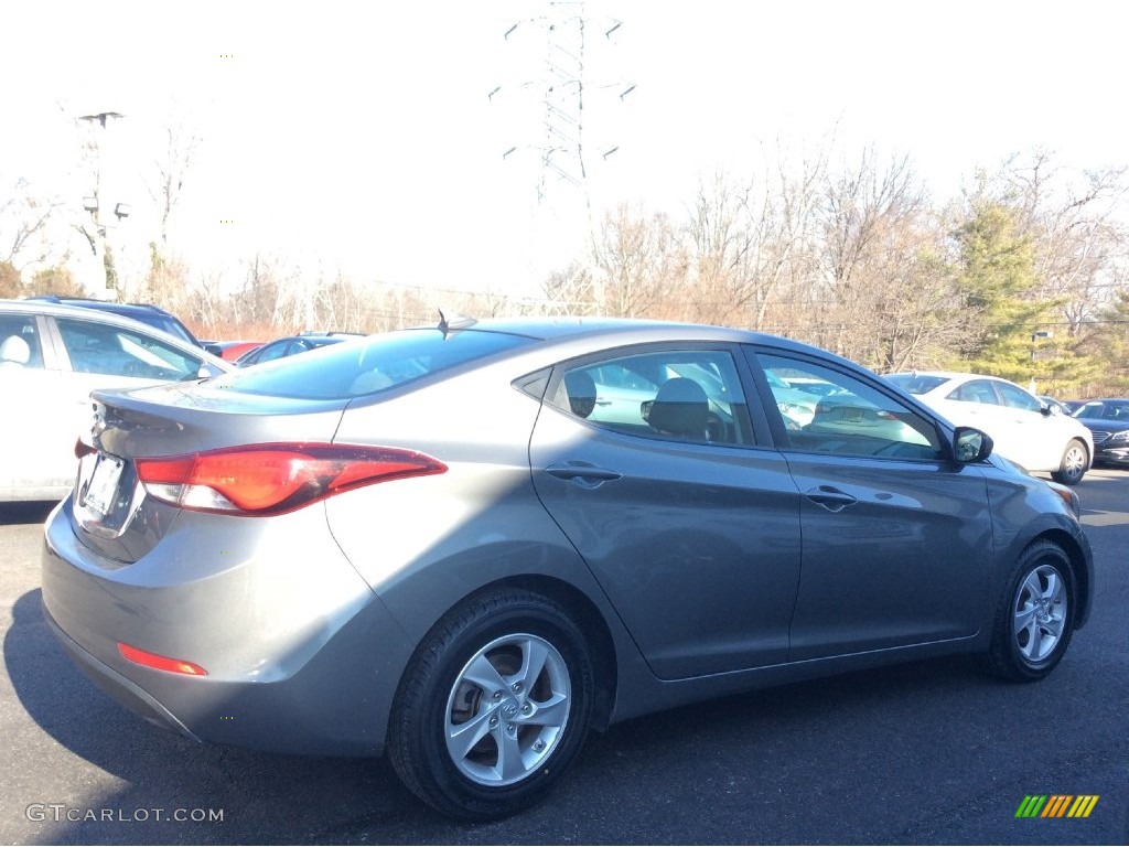 2014 Elantra SE Sedan - Gray / Gray photo #4