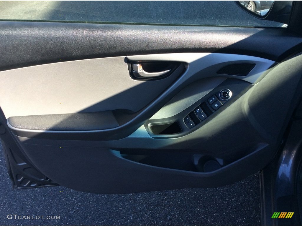 2014 Elantra SE Sedan - Gray / Gray photo #7