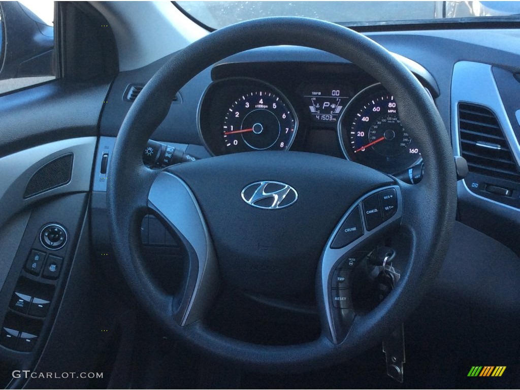 2014 Elantra SE Sedan - Gray / Gray photo #14