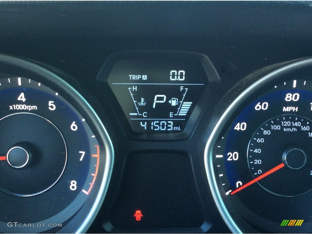 2014 Elantra SE Sedan - Gray / Gray photo #16