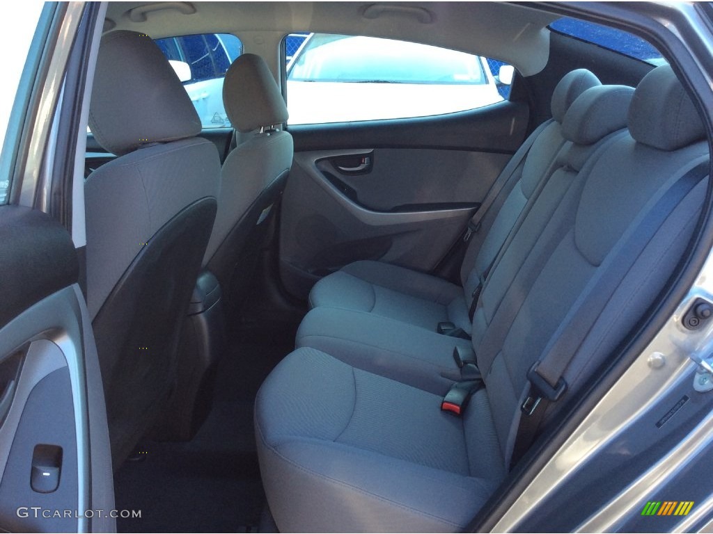 2014 Elantra SE Sedan - Gray / Gray photo #17