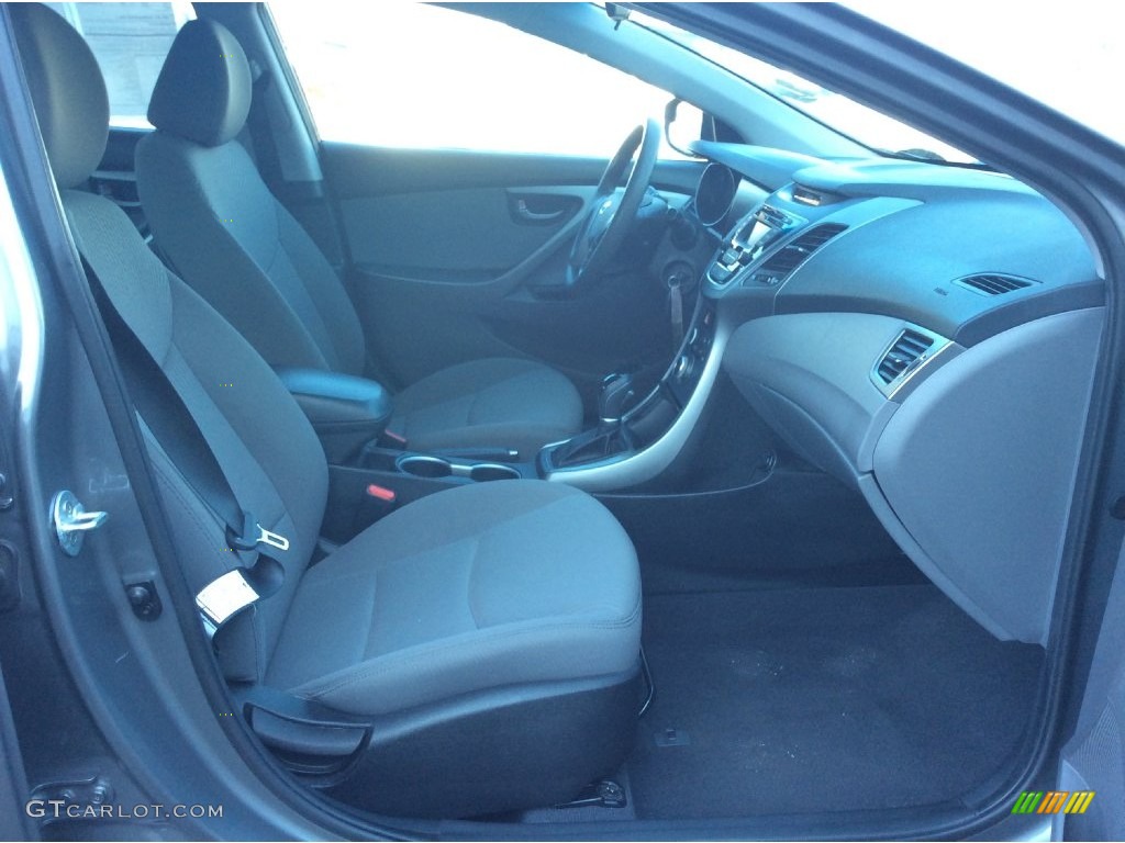 2014 Elantra SE Sedan - Gray / Gray photo #23