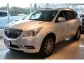 White Frost Tricoat 2016 Buick Enclave Leather AWD