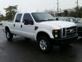 Oxford White - F350 Super Duty XL Crew Cab 4x4 Photo No. 3