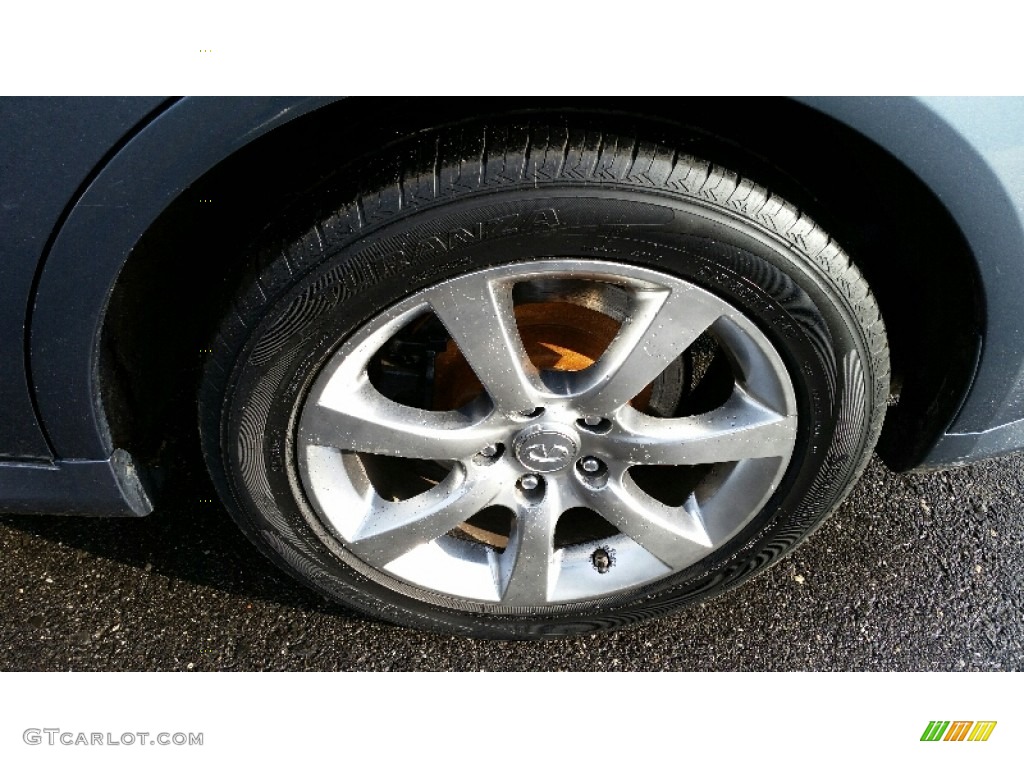 2006 G 35 x Sedan - Lakeshore Slate Blue Metallic / Wheat photo #6