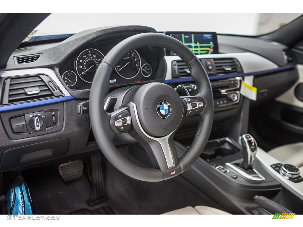 Ivory White Interior 2016 BMW 4 Series 435i Gran Coupe Photo #110430718