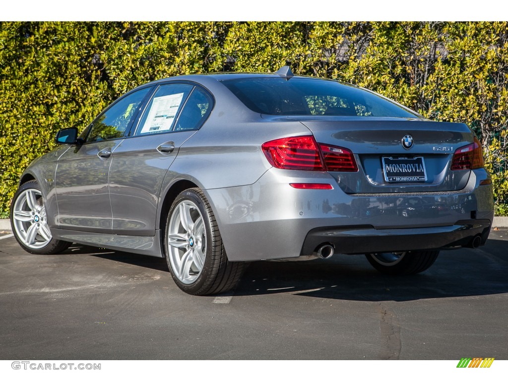 2016 5 Series 535i Sedan - Space Grey Metallic / Black photo #3