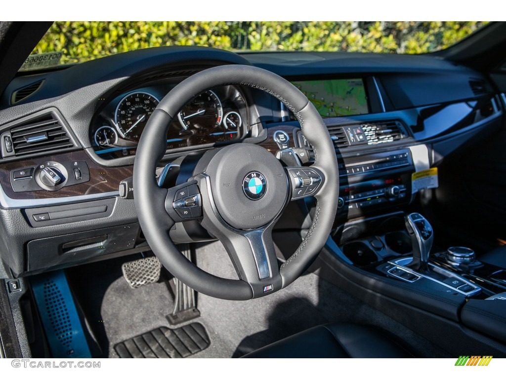 2016 5 Series 535i Sedan - Space Grey Metallic / Black photo #6