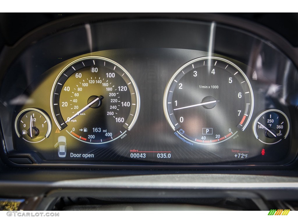 2016 5 Series 535i Sedan - Space Grey Metallic / Black photo #7